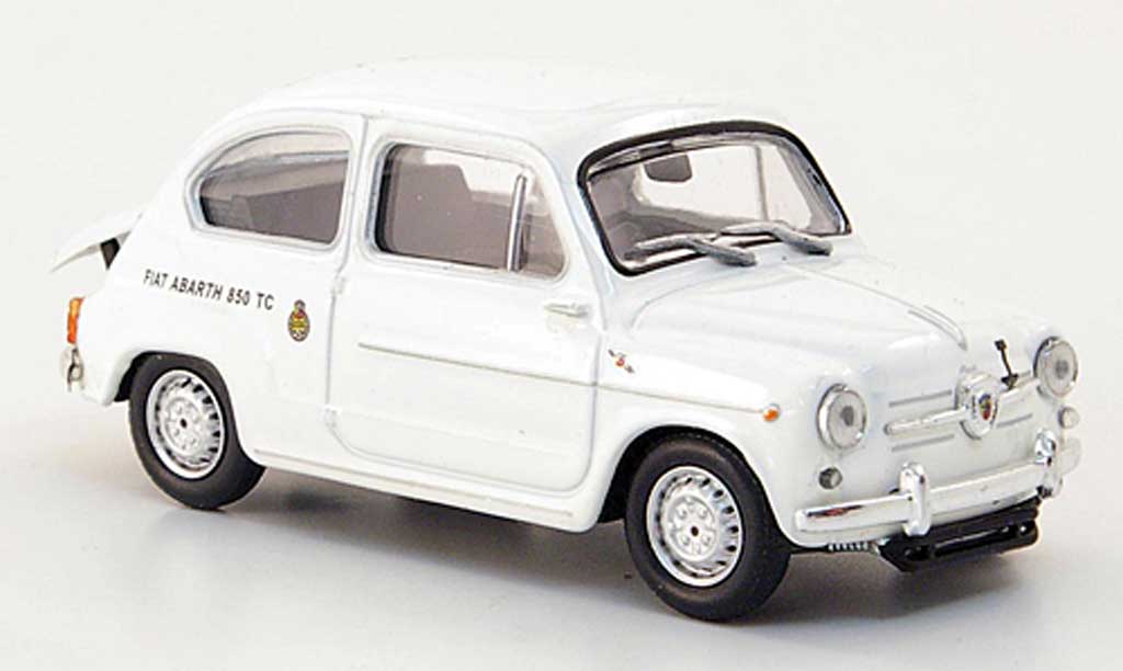 Abarth 850 TC 1/43 Hachette TC Corsa blanche 1963 miniature