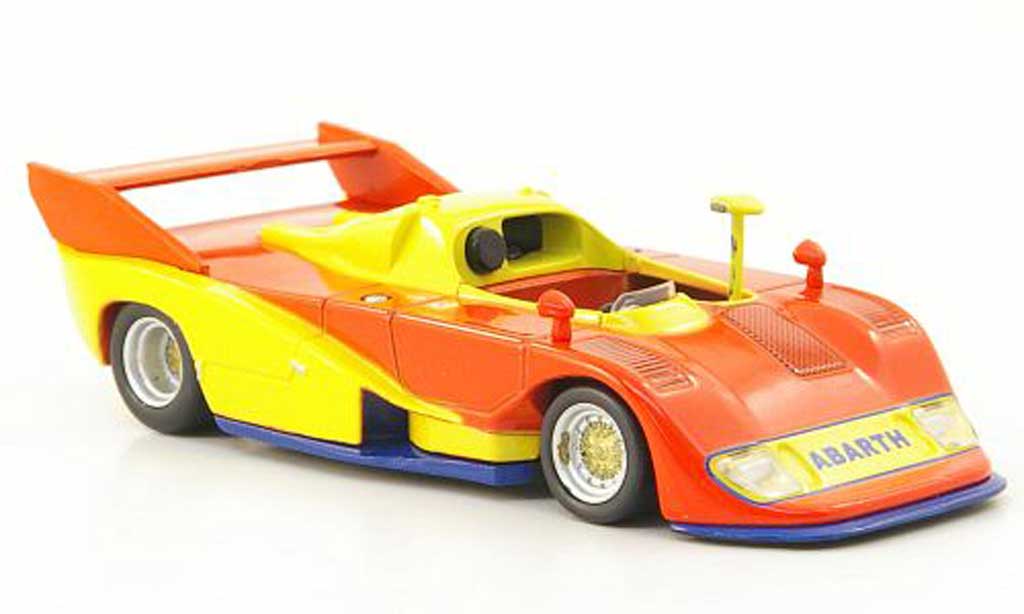 Abarth 2000 Sport Spider 1/43 Hachette Sport Spider (SE027) orange/jaune/bleu 1974 miniature