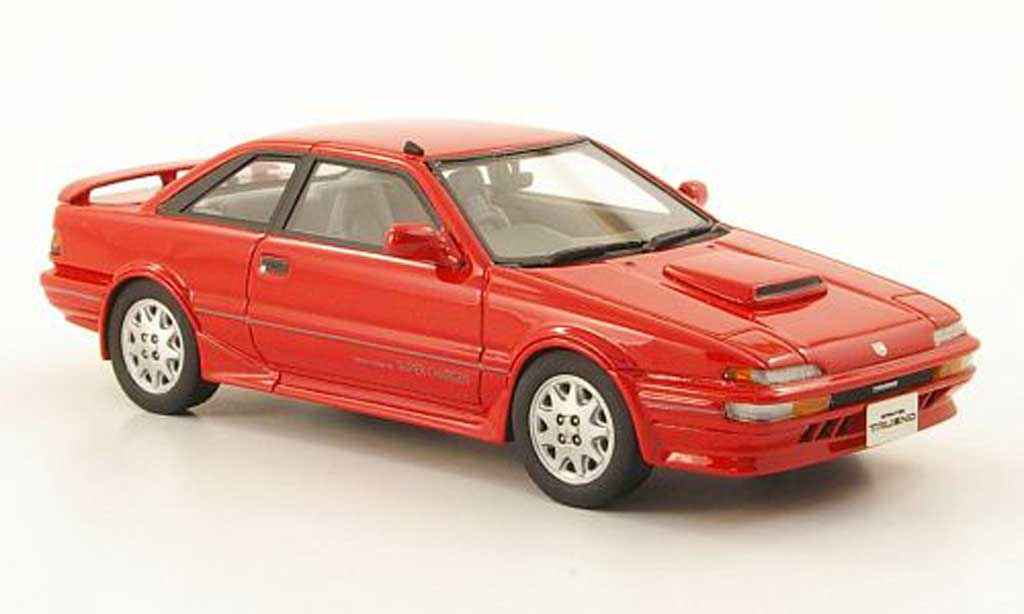 Toyota Trueno 1/43 Hi Story Sprinter GT-Z rouge RHD 1989 miniature