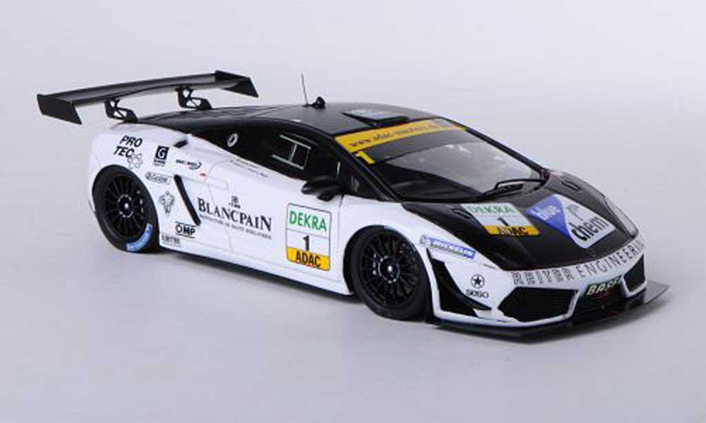 Lamborghini Gallardo LP600 1/43 Minichamps 2011 LP600 No.1 Team Reiter ADAC GT Masters diecast model cars
