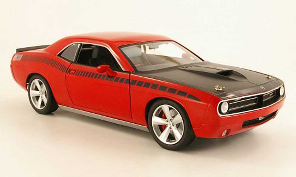 Plymouth Cuda Concept 1/18 Highway 61 Concept Rallye rouge/noire miniature