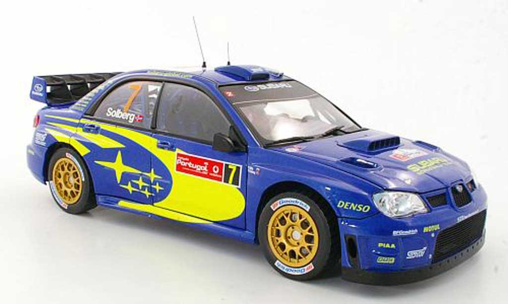 Solido 1:18 Scale Subaru Impreza Rally Monte-Carlo 2004 P.Solberg