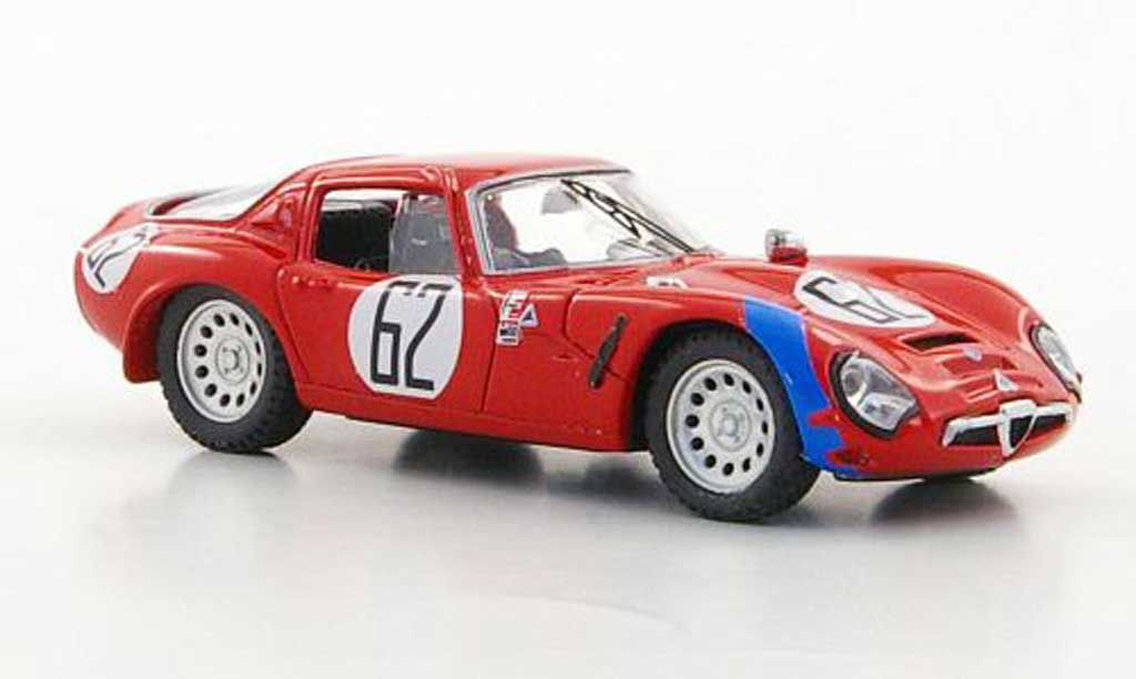 Alfa Romeo TZ2 1/43 Best No.62 Bianchi / Consten Sebring 1966 miniature