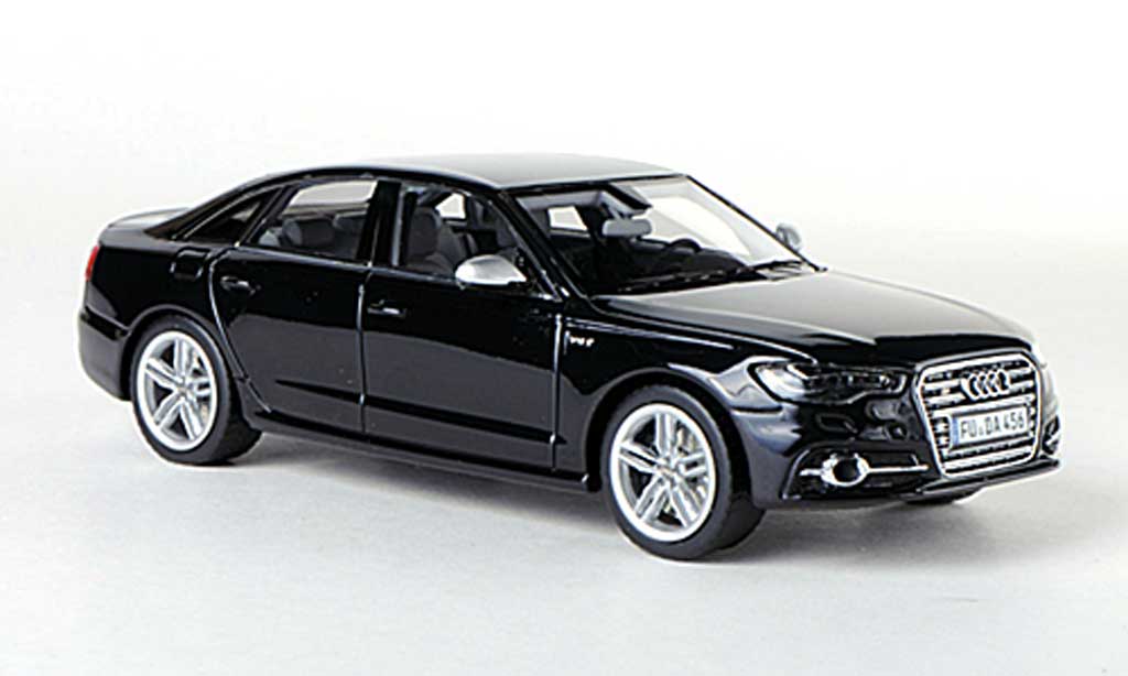 Audi S6 1/43 Schuco (C7) black 2012 diecast model cars