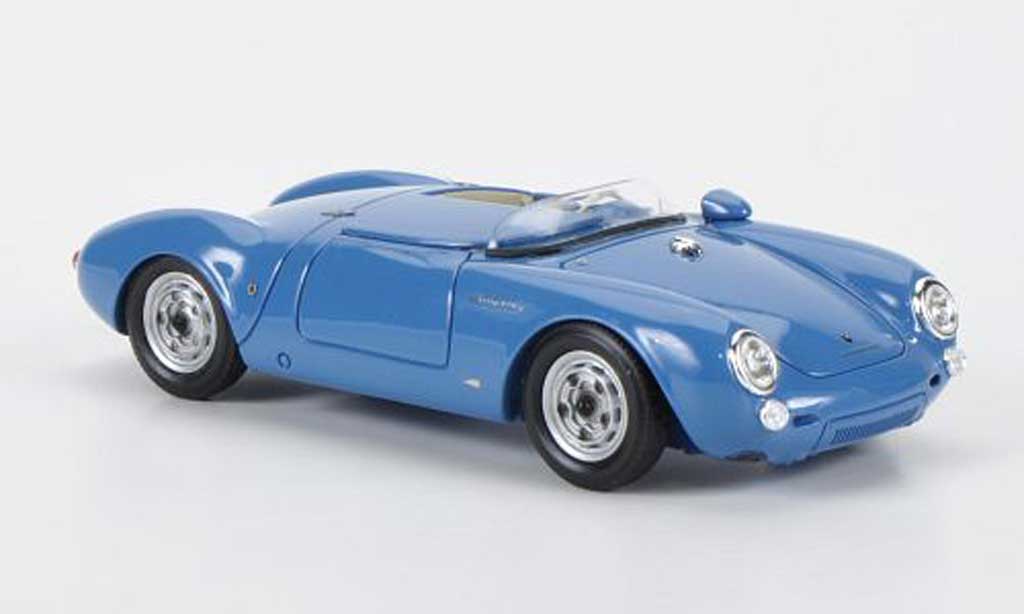 Porsche 550 1/43 Schuco Spyder bleu/blanche