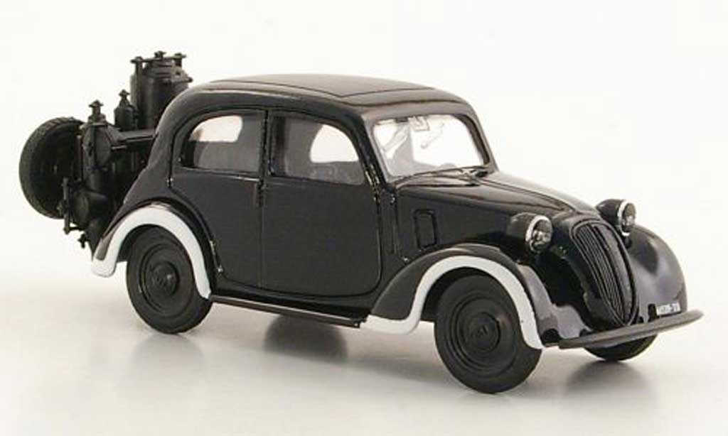 Fiat 1100 1/43 Brumm Gassogeno noire miniature