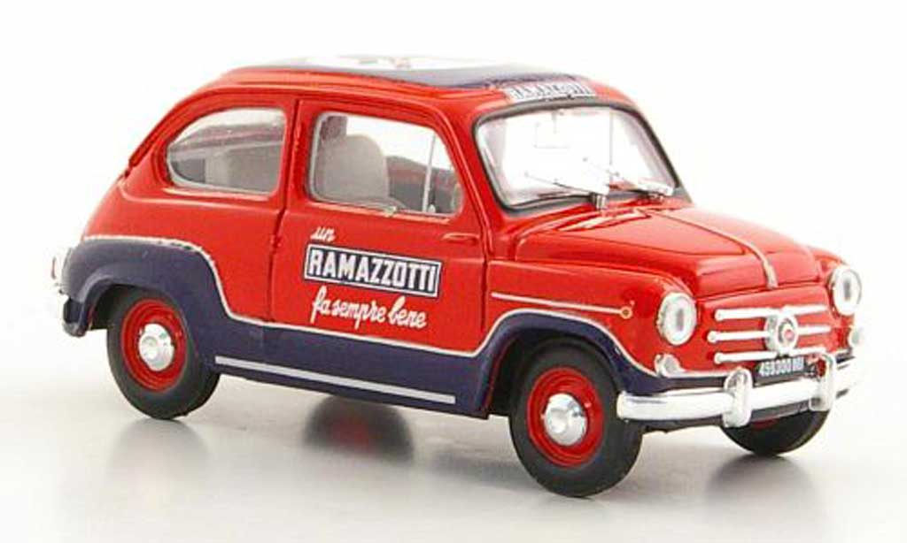Fiat 600 1/43 Brumm D Ramazotti 1960 miniature
