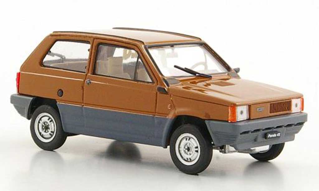 Fiat Panda 1/43 Brumm 45 marron 1980 miniature