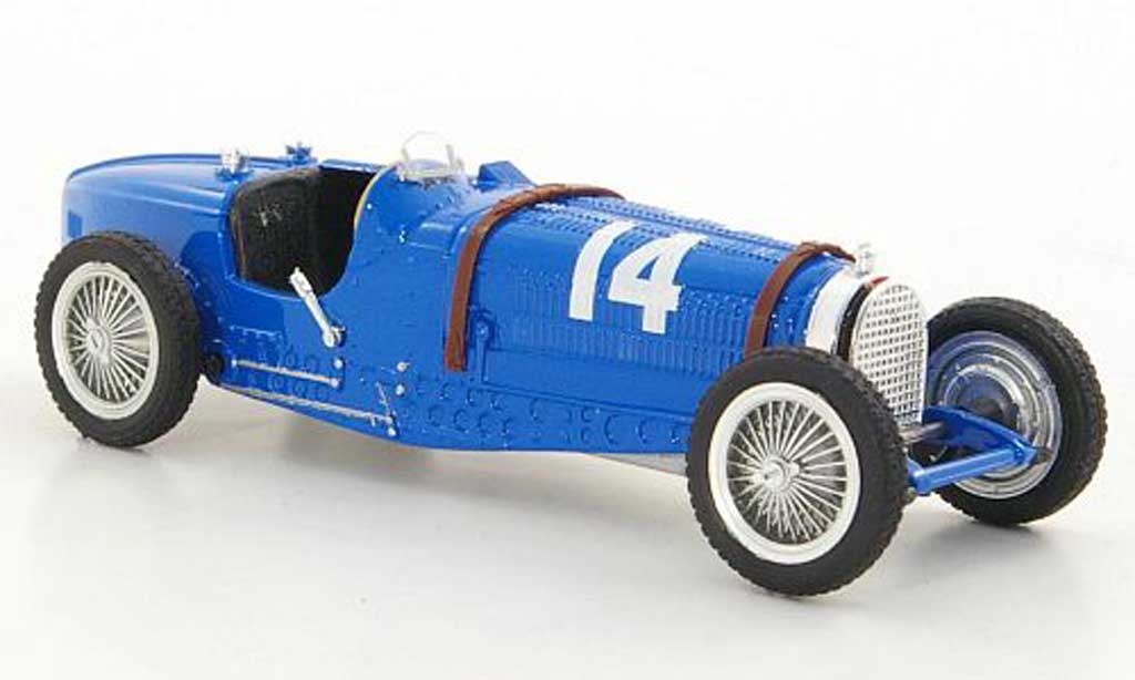 Bugatti Type 59 1/43 Brumm No.14 T.Nuvolari GP Frankreich 1934 miniature