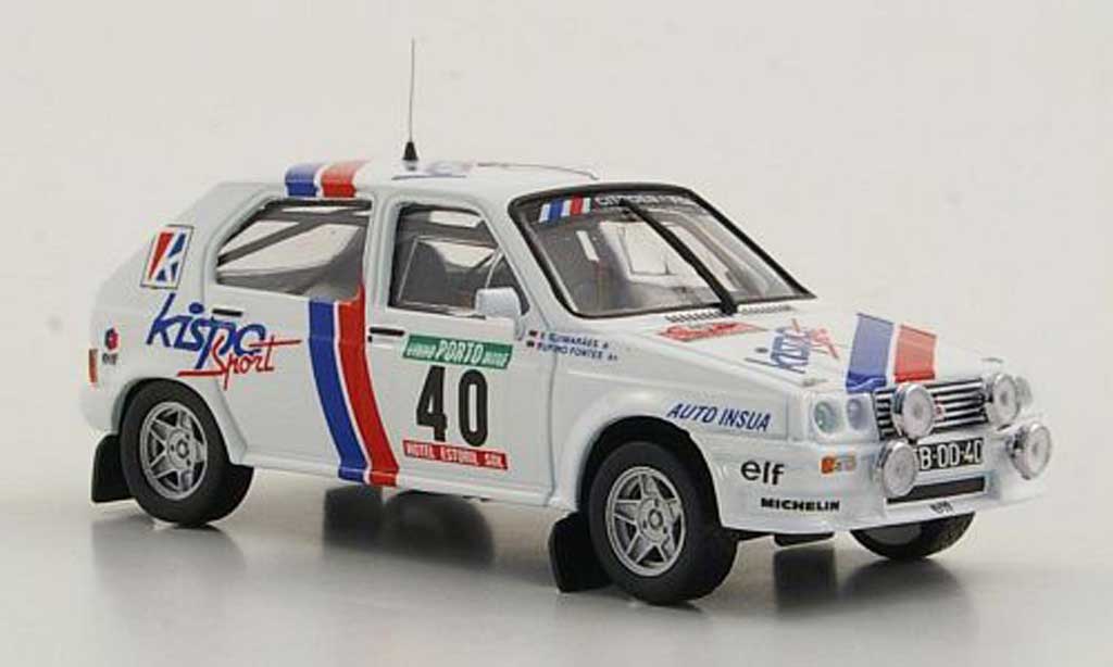 Citroen Visa 1/43 Mini Partes Chrono Gr.B No.40 R.Fontes / V.Guimaraes Rally Portugal 1983 miniature