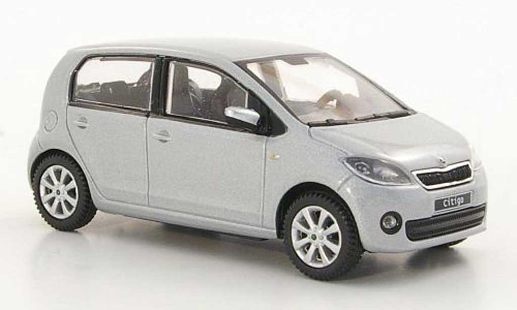 Skoda Citigo 1/43 Abrex grise 5-portes 2012 miniature