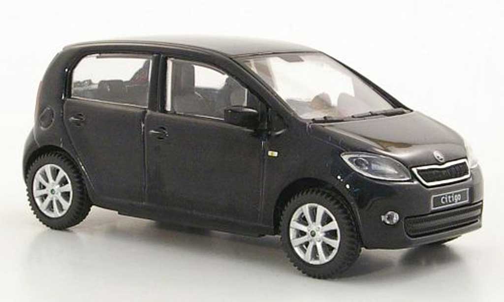 Skoda Citigo 1/43 Abrex noire 5-portes 2012 miniature