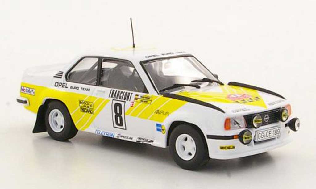 Opel Ascona B 1/43 Hachette 400 No.8 Rally Monte Carlo (ohne Magazin) 1980 miniature
