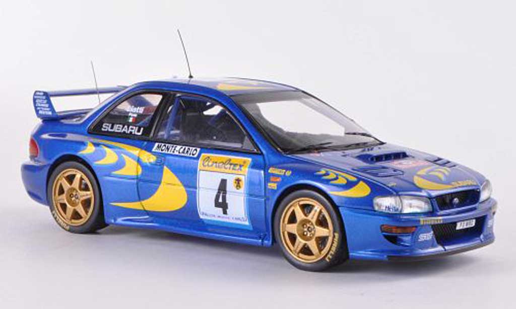 Subaru Impreza WRC 1/43 HPI WRC 97 No.4 P.Liatti / F.Pons Rally Monte Carlo 1997 miniature