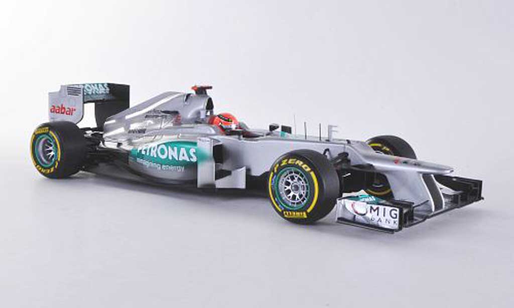 Mercedes F1 2012 1/18 Minichamps 2012 AMG W03 No.7 Petronas M.Schumacher Saison miniature