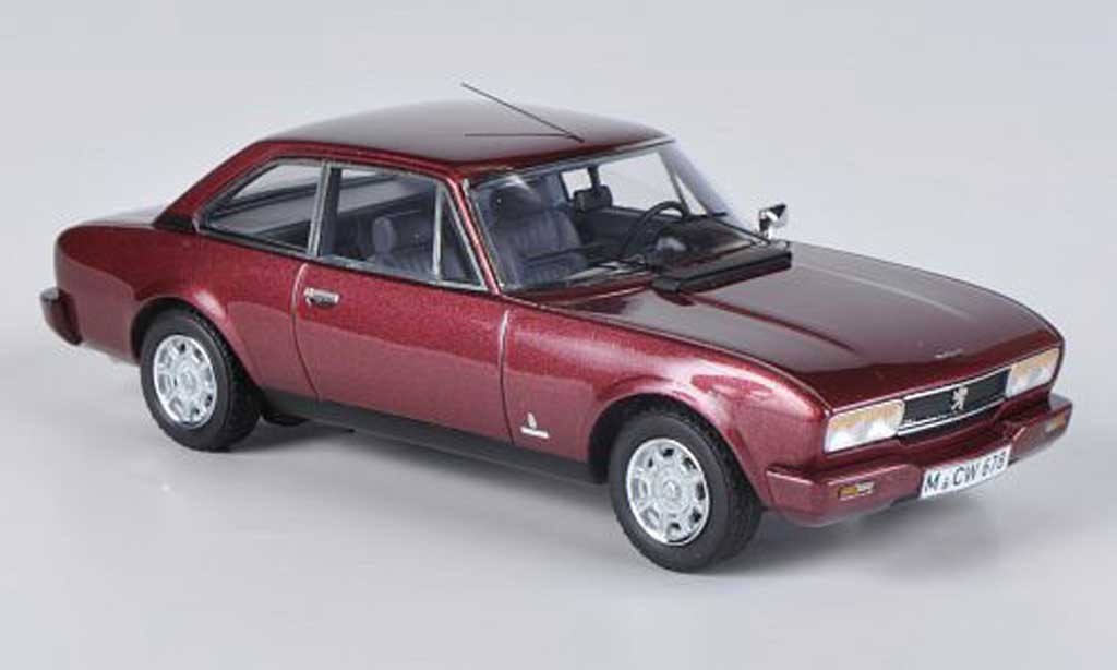 Peugeot 504 coupe 1/43 Neo coupe Phase II rouge limited edition 1980 miniature