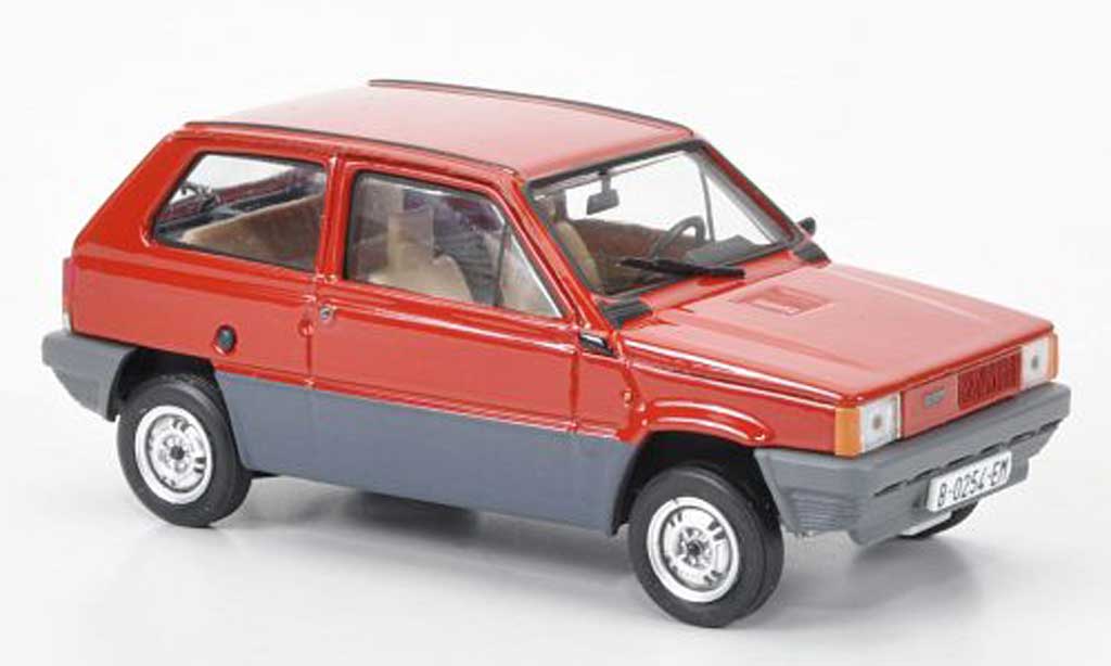 Fiat Panda 1/43 Brumm 35 rouge 1980 miniature