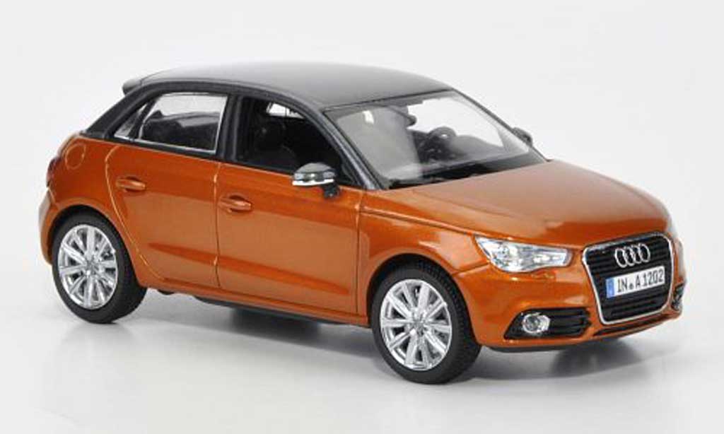 Audi A1 1/43 Kyosho Sportback orange/grey 2012 diecast model cars