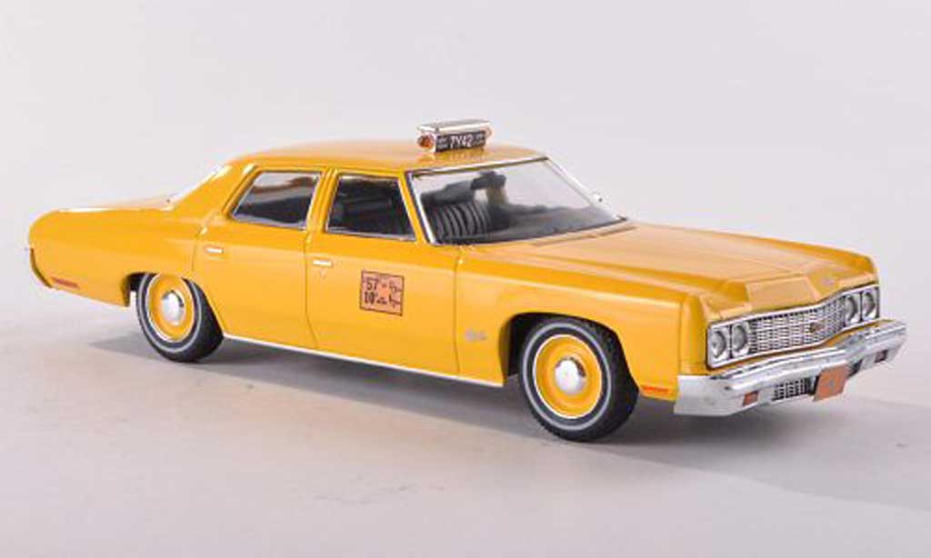 Chevrolet Bel Air 1973 1/18 Premium X 1973 New York Taxi miniature