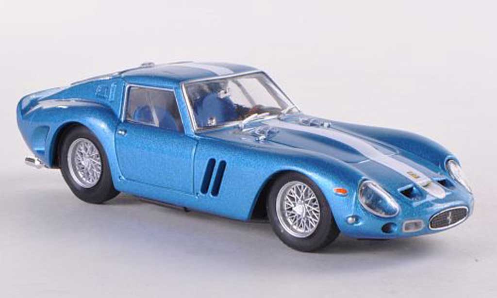 Ferrari 250 GTO 1962 1/43 Brumm met blue (whiteer Streifen) Chinetti Motors diecast model cars