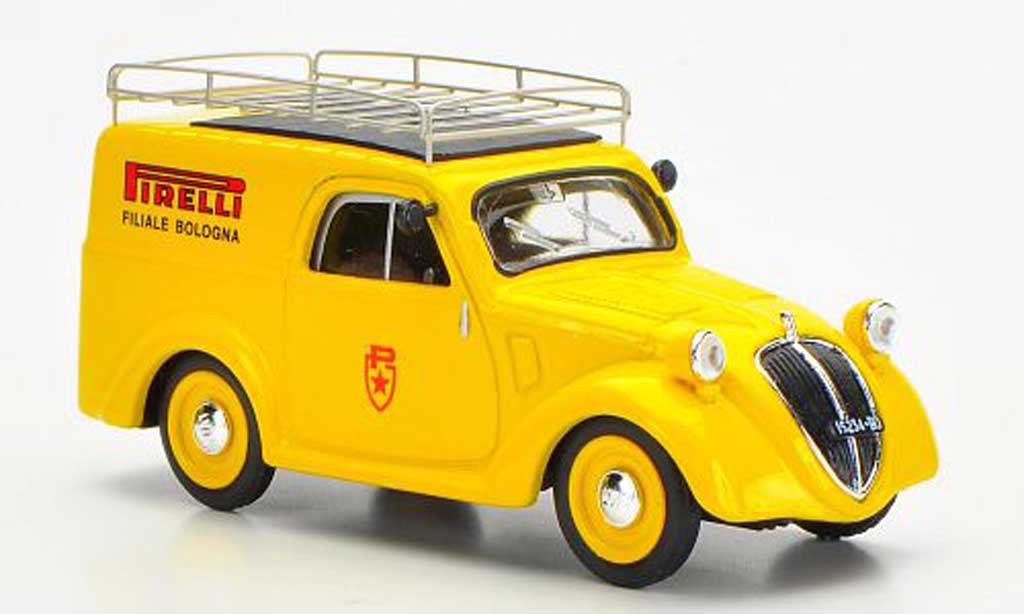 Diecast Model Cars Fiat 500 B 1/43 Brumm B Furgoncino Pirelli Filiale ...