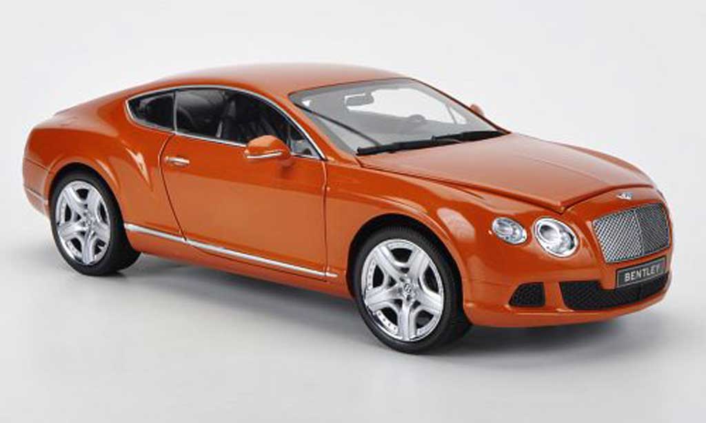 Bentley Continental GT 1/18 Minichamps GT orange 2011 miniature