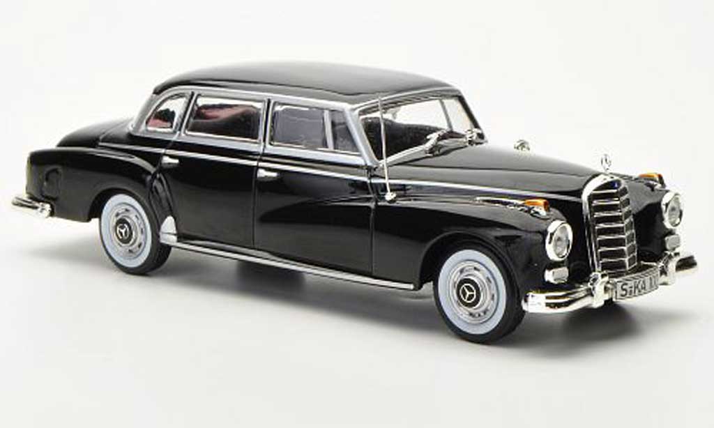Mercedes 300 D 1/43 WhiteBox D black 1957 diecast model cars
