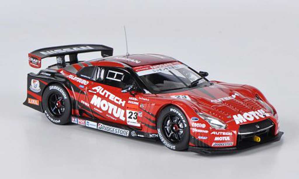 Nissan Skyline 1/43 Ebbro GT-R Motul Autech No.23 S.Motoyama / M.Krumm Super GT500 2012 miniature