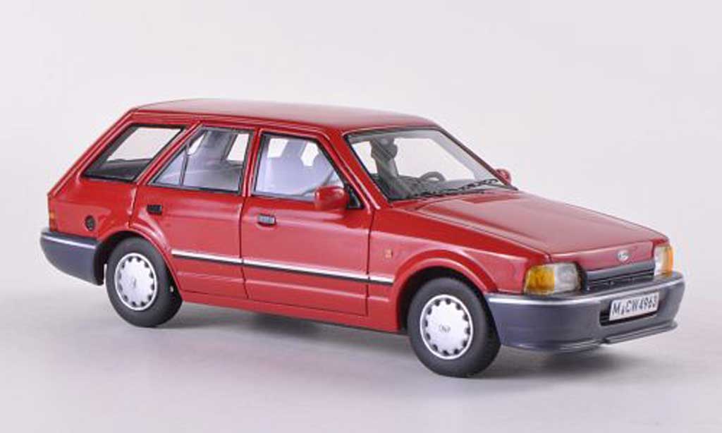 Ford Escort MK4 1/43 Neo MK IV Turnier rouge limitierte Auflage 300 Stuck 1986 miniature