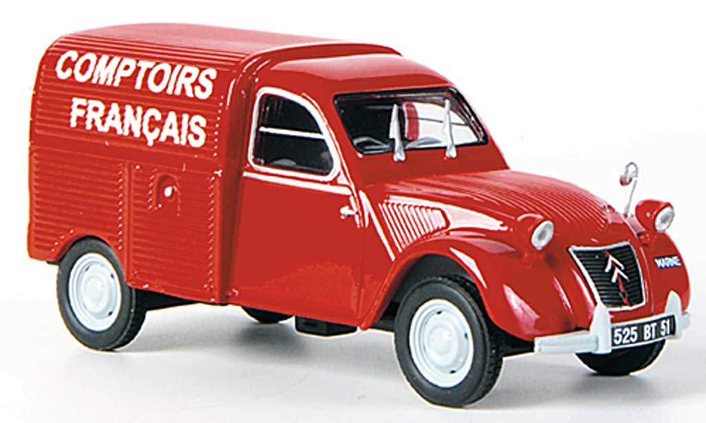 Citroen 2CV 1/43 Eligor AZU Comptoirs Francais miniature