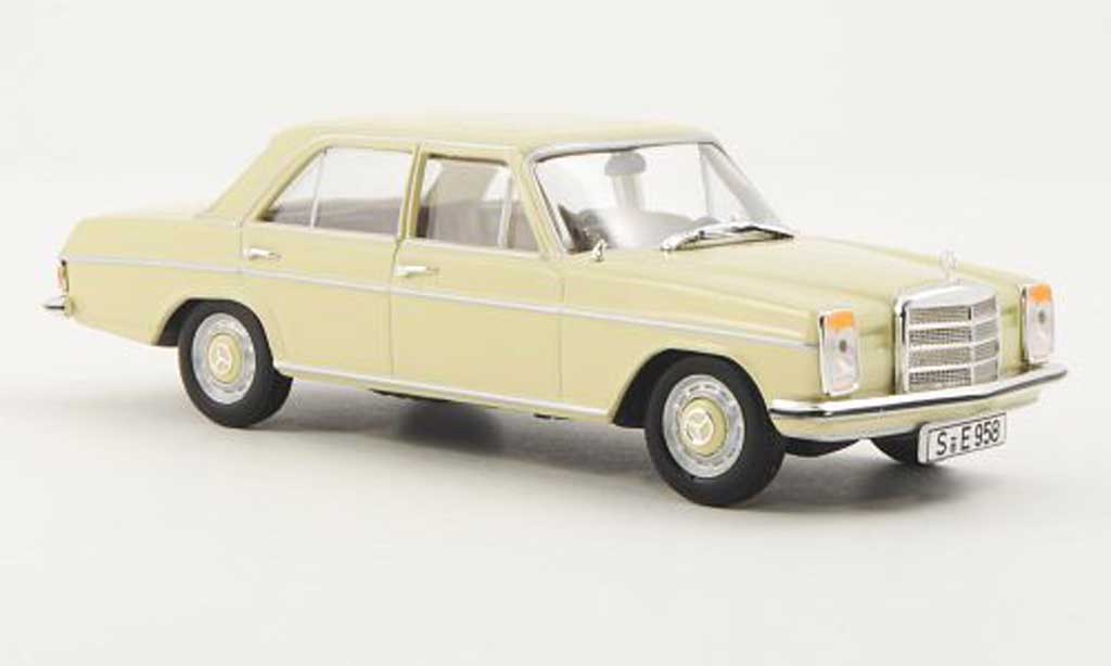 Mercedes 280 1968 1/43 WhiteBox (W115) beige miniature