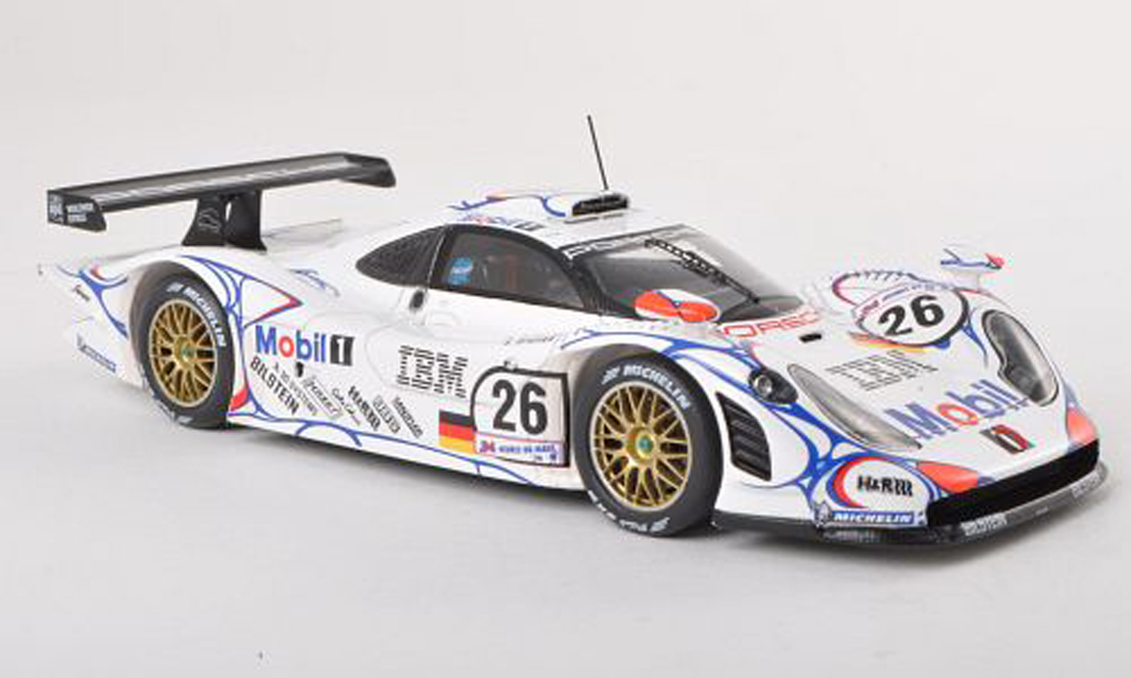 Porsche 993 GT1 1/43 Spark GT1 No.26 Mobil 24h Le Mans 1998 A.McNish/L.Aiello/S.Ortelli miniature