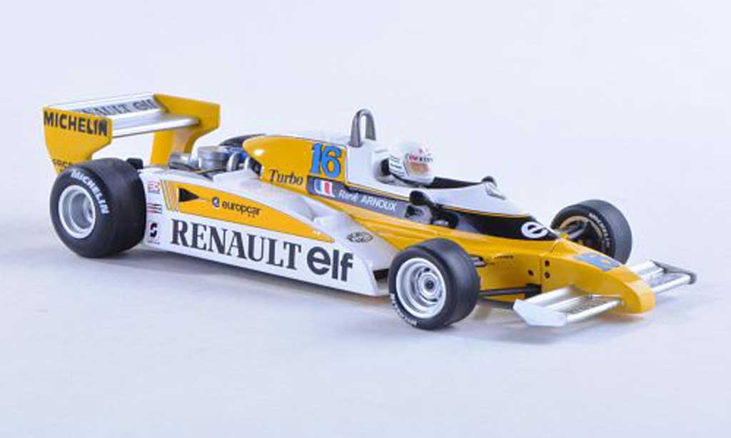 Renault F1 1981 1/43 Spark 1981 RE20 B No.16 GP Argentine R.Arnoux miniature
