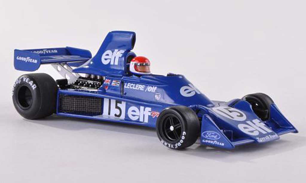 Tyrrell 007 1/43 Spark No.15 M.Leclere GP USA 1975 miniature