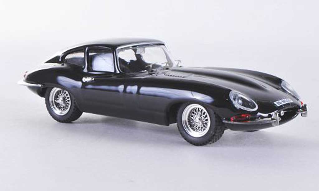 Jaguar E-Type 1962 1/43 Best 1962 E Coupe noire miniature