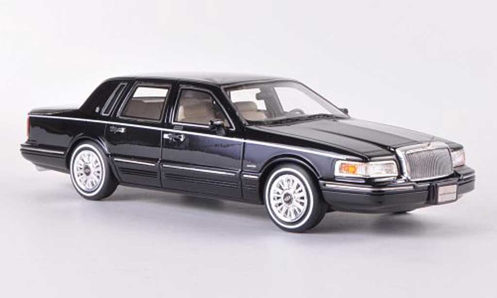Lincoln Town Car 1997 1/43 GLM 1997 noire 1997 miniature