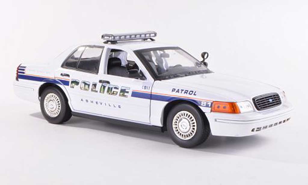 Ford Crown 1/18 Motormax Asheville Police Polizei (USA) miniature