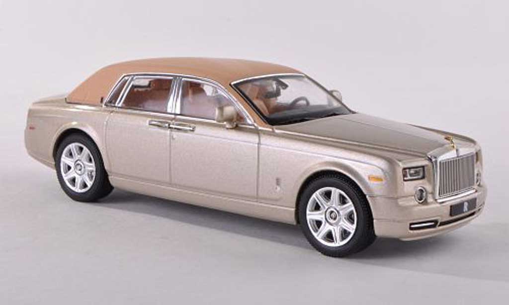 Rolls Royce Phantom 2009 1/43 IXO 2009 beige miniature