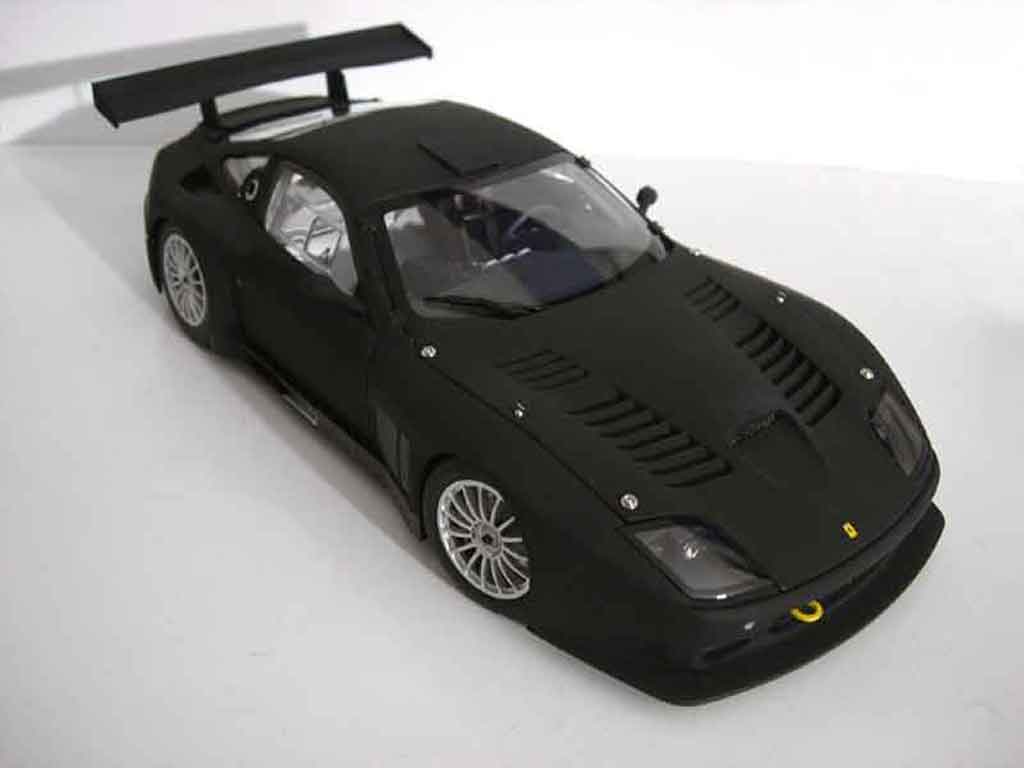 Ferrari 575 GTC 1/18 Kyosho GTC competition satin black miniature