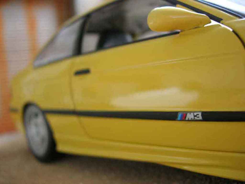 Bmw M3 E36 1/18 Ut Models yellow origine