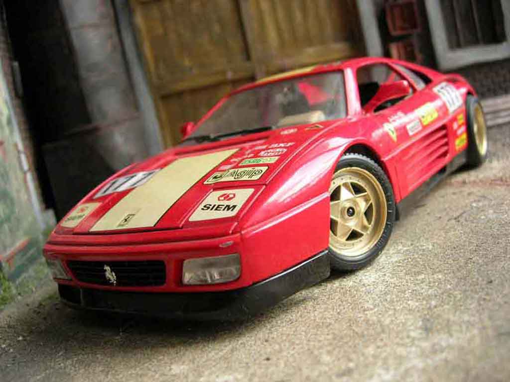 Ferrari 348 TB 1/18 Burago TB challenge #177 diecast model cars