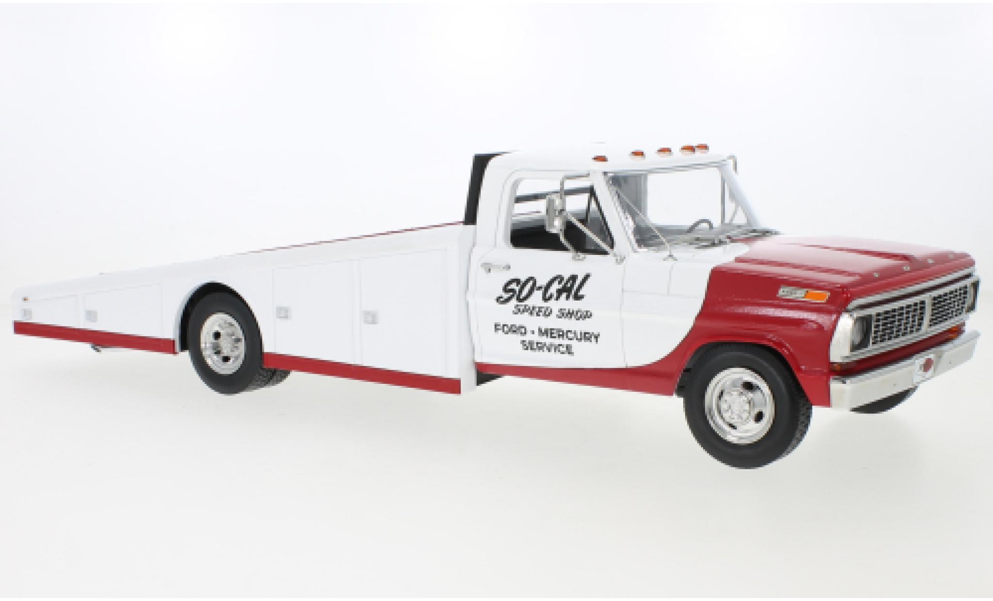 Miniature Ford F 350 1 18 ACME Ramp Truck SO CAL Speed Shop 1970