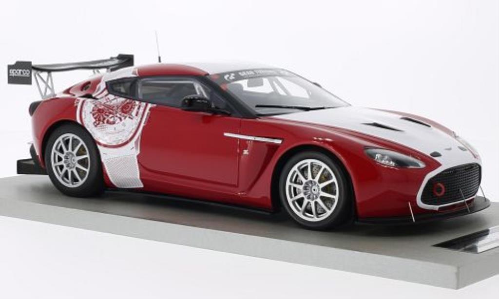 Aston Martin V12 Zagato 1/18 Tecnomodel Zagato Test Version Nurburgring 2011 miniature