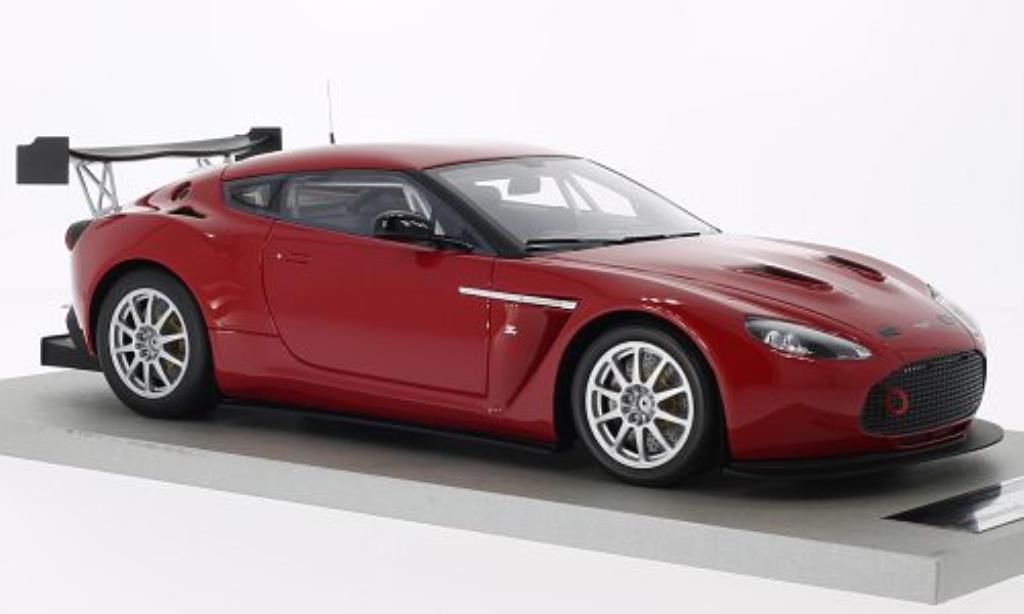 Aston Martin V12 Zagato 1/18 Tecnomodel Zagato Test Version rouge 2011 miniature