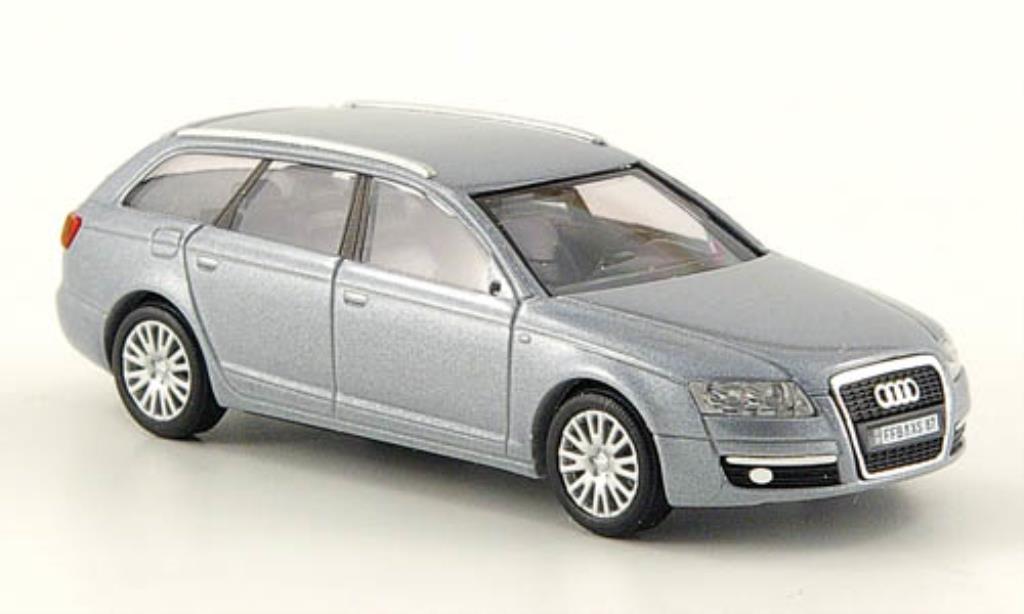 Audi A6 Avant 1/87 Busch Avant grise CMD 2004 miniature