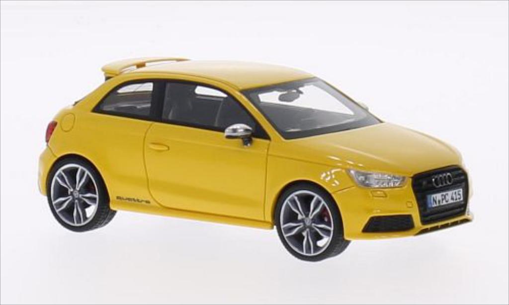 Audi S1 1/43 Neo jaune 2014 miniature