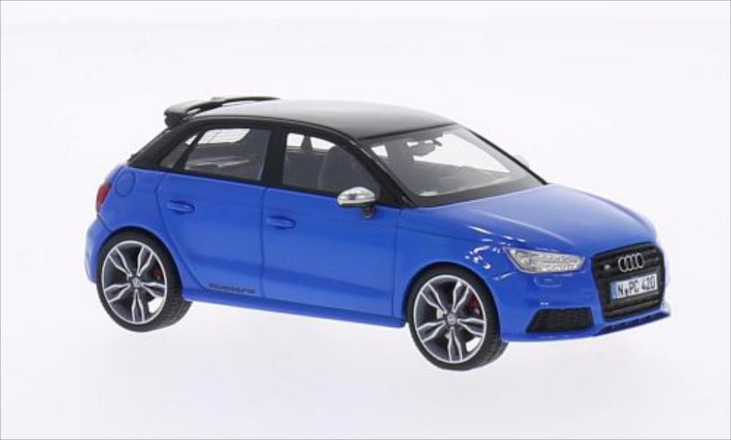 Audi S1 1/43 Neo Sportback bleu/noire 2014 miniature