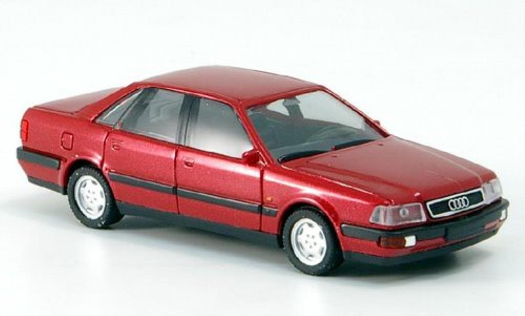 Audi V8 1/87 Herpa rouge miniature