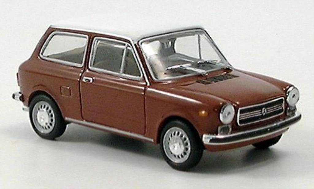 Autobianchi A112 1/43 Starline marron/blanche miniature