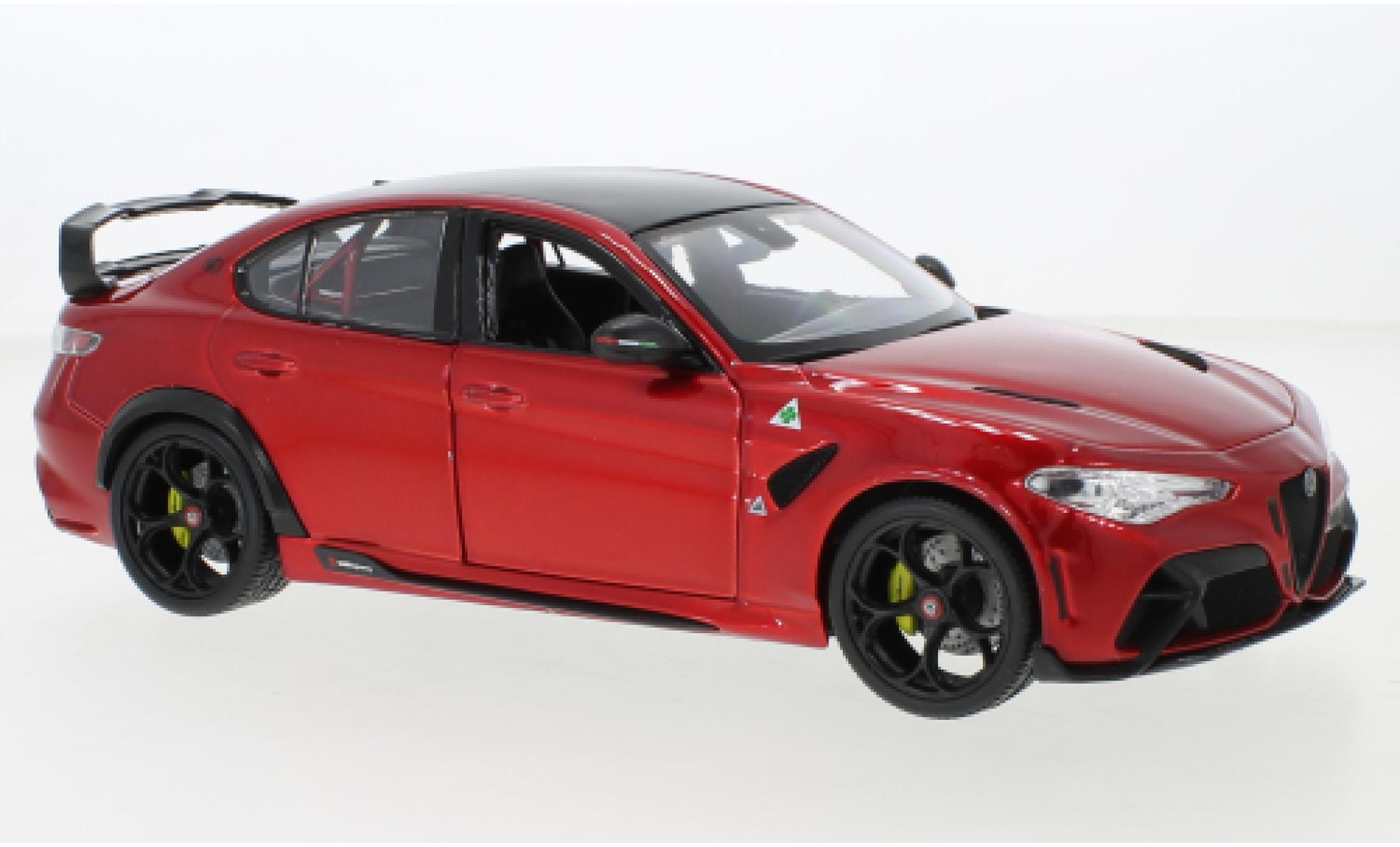 Modellautos Alfa Romeo Giulia 1 18 Bburago GTAm Metallise Rot 2020